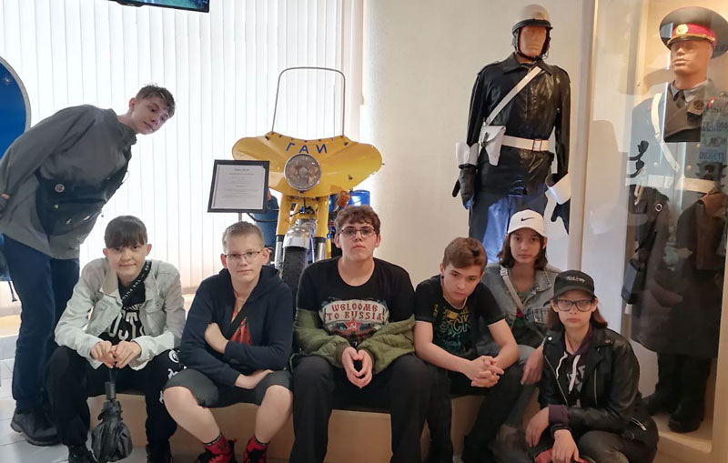 🚔 Для ребят из Лагеря "ТехноТраектория" была организована экскурсия в Госавтоинспекцию УВД Гродненского облисполкома