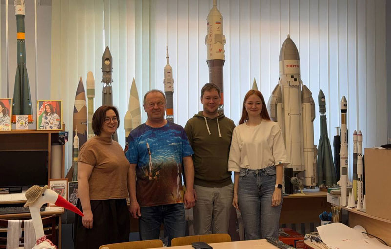 14 марта объединение по интересам ракетно-космического моделирования посетили молодые ученые Национальной академии наук Беларуси, организаторы Фестиваля науки